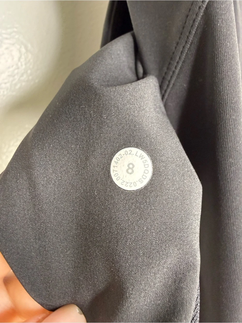 LULULEMON Black Stretch High Rise Joggers